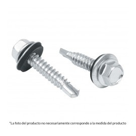 (Venta por pieza) Pija punta de Broca Tornillo Punta de Broca con cabeza Hexagonal Pija de 1 1/4" Pulgadas Cabeza Hexagonal