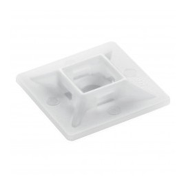 Base Autoadherible Para Cinchos Soporte para cinchos con pegamento Cuadrito para cincho Sujeta cinchos en pared