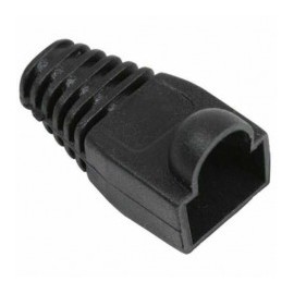 (1 piece) Boot for Network cable cap for UTP RJ45 cable Hood boot Black for Cable cat.5e Cat.6 Cat.6a Cat.7