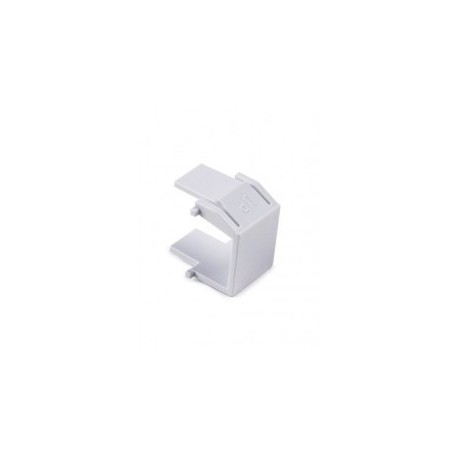 Inserto Ciego para Placa de Pared Faceplate puerto Ciego para Jack Blanco Keystone Netzys