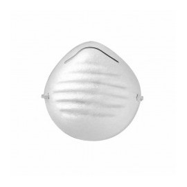 (1 PIEZA) Mascarilla cubre bocas tipo concha Cubre bocas desechable para adulto Blanco