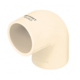 1 Piece CPVC Water Pipe Elbow 3/4" 19mm 90 Degree Hot or Cold Water Pipe Elbow 90°
