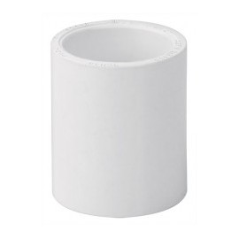 (1 pieza) Cople de PVC de 1/2" Media pulgada 1/2" Pulgada Cople recto de PVC para Agua