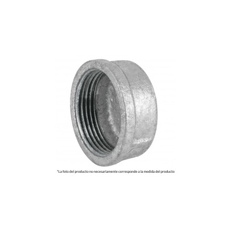 (1 pieza) Tapón Capa Galvanizada 1/2' Tapon para tubo galvanizado conduit de media 1/2"