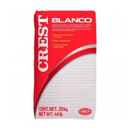 1 kilo de cemento CREST CREST CEMENTO Blanco para loseta y piso
