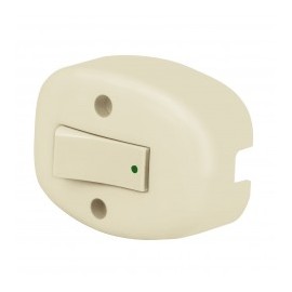 Apagador de sobre poner sencillo beige evory Apagdor switch interruptor sencillo 125v 4a