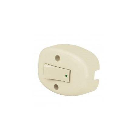 Apagador de sobre poner sencillo beige evory Apagdor switch interruptor sencillo 125v 4a