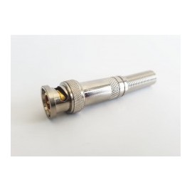 Connector for coaxial cable RG59 75 Ohm male BNC connector, with spring base for pressure coaxial cable RG-59/ RG-6