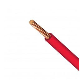 (Venta Por 1 Metro) Cable Eléctrico Calibre 12 Cable Electrico Cal. 12 Awg Cable Rojo Eléctrico CCA 600 V
