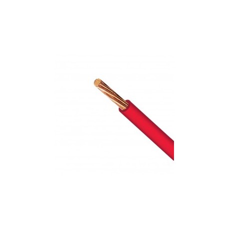 (Venta Por 1 Metro) Cable Eléctrico Calibre 12 Cable Electrico Cal. 12 Awg Cable Rojo Eléctrico CCA 600 V