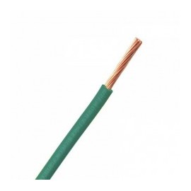 (Venta Por 1 Metro) Cable Eléctrico Calibre 12 Cable Electrico Cal. 12 Awg Cable Verde Eléctrico CCA 600 V