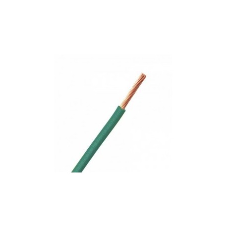 (Venta por 1 Metro) Cable eléctrico calibre 14 Cable eléctrico Cal. 14 awg Cable Verde eléctrico CCA 600 V 1625w