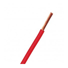 (Venta Por 1 Metro) Cable Eléctrico Calibre 14 Cable Electrico Cal. 14 Awg Cable Rojo Eléctrico CCA 600 V 1625w