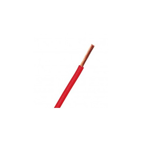 (Venta Por 1 Metro) Cable Eléctrico Calibre 14 Cable Electrico Cal. 14 Awg Cable Rojo Eléctrico CCA 600 V 1625w
