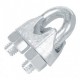 1 Pieza Nudo O Perro De 1/8" Nudo De Hierro Para Cable De Acero (Perros) De 3mm 1/8 de pulgada