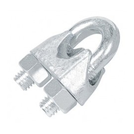 1 Pieza Nudo O Perro De 1/8" Nudo De Hierro Para Cable De Acero (Perros) De 3mm 1/8 de pulgada
