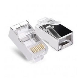 (Venta x pieza) Plug Conector Rj45 Blindado Cable Red Utp Cat 6 Conector Plug Cat6 Blindado Plug Blindado