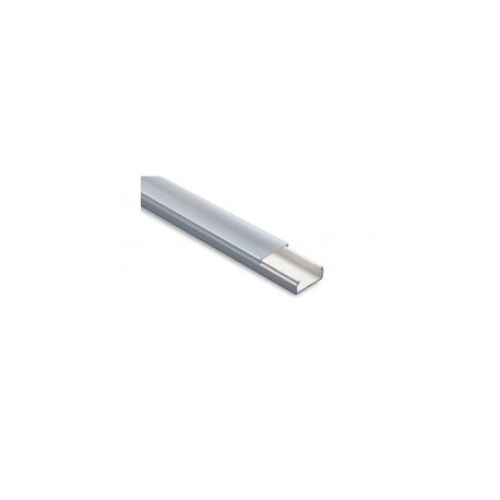 White conduit with self-extinguishing transparent PVC cover for Led lighting 1020mm stretch of 2.5 m THORSMAN