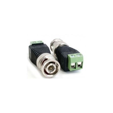 (Sale per piece) Video BNC Connector Balun Connector Green Connector for Cameras Balun for cameras Video Connector for CCTV