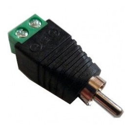 (1 piece) Rca Male Connector Power Voltage For Audio RCA Connector For Audio Green