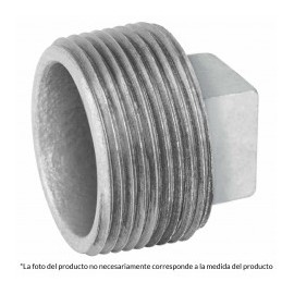 (1 pieza) Tapón Capa Galvanizada 3/4' Tapon para tubo galvanizado conduit de 3/4" Tapa para tubo metalico