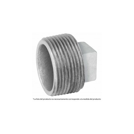 (1 pieza) Tapón Capa Galvanizada 3/4' Tapon para tubo galvanizado conduit de 3/4" Tapa para tubo metalico