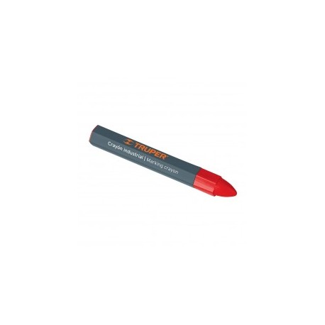 1 pieza de Crayon industrial Rojo para madera, metal, vidrio, acrílico, y superficies rugosas