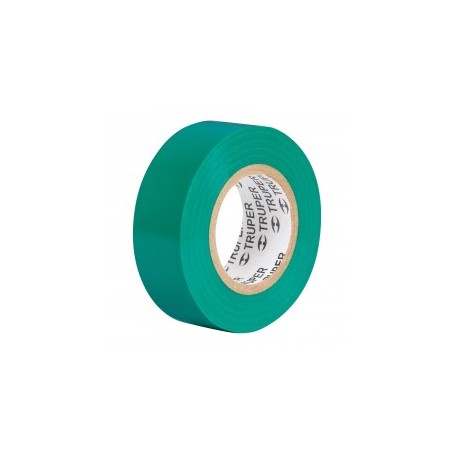 (9 Metros) Cinta de aislar de 9 metros color Verde 19mm cinta Verde para cables electrico cinta para electricista de aislar