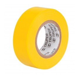 (9 Metros) Cinta de aislar de 9 metros color Amarillo19mm cinta Amarilla para cables electrico cinta para electricista de aisla