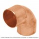 Codo de 90° Grados para tuberia de Cobre Codo tipo L para tubo de cobre de 1/2" de Media Codo de cobre de media