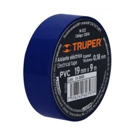 (9 Metros) Cinta de aislar de 9 metros Azul 19mm cinta azul para cables electrico cinta para electricista de aislar