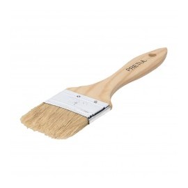 2" inch Natural Bristle Brush Paint brush with wooden handle ideal for glue, resin, acetone, etc.