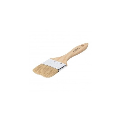 2" inch Natural Bristle Brush Paint brush with wooden handle ideal for glue, resin, acetone, etc.