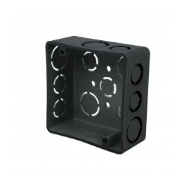 Chalupa de plastico de 4 x 4" pulgadas Caja plastica electrica Chalupa cuadrada regular Caja cuadrada 4x4 Caja