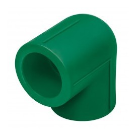 1 Cople Coplector en 90° Grados para tubo Verde PPR de 3/4" Codo 90° de ppr de 3/4"