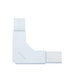 Sección en "L" blanco de PVC auto extinguible, para canaletas 1020 Conector tipo L para Canaleta