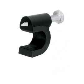 (Paquete con 20 piezas) Grapa Negro para cable UTP, Coaxial, de Alarma, RJ45, de Video, Antena, Grapa con clavo de 5mm