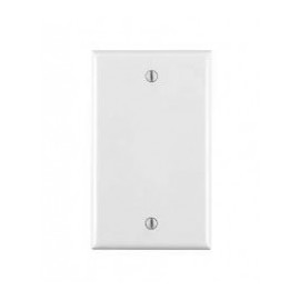 Placa de Pared Ciega Blanca Faceplate Ciega 2x4 PVC Red UTP Tapa Ciega para Caja Universal Faceplate Blanca