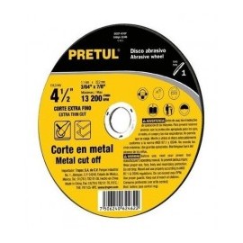 Disco de Corte para Metal Disco para Metal de 4 1/2" pulgadas Disco para Metal Disco de corte de 4" Pulgadas y Media