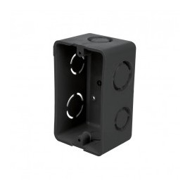 2x4 Black Plastic Chalupa Chalupa Box for ductwork, piping, PVC hose Anticorrosive
