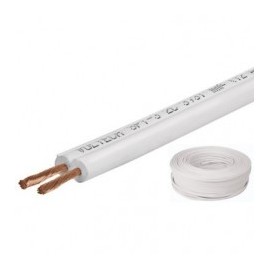 1 Metro Cable electrico DUPLEX 2x16 awg Calibre 16 Cable electrico calibre 16 CCA