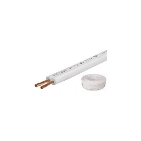 1 Metro Cable electrico DUPLEX 2x16 awg Calibre 16 Cable electrico calibre 16 CCA