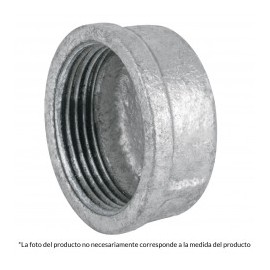 (1 pieza) Tapón Capa Galvanizada 3/4' Tapon para tubo galvanizado conduit de media 3/4" Tapa para tubo metalico