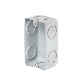 Chalupa reforzada de 2 x 4" pulgadas Caja metalica electrica Chalupa Caja 2x4" REFORZADA Caha electrica Reforzada 2x4