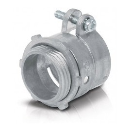 Conector Recto Tubo Flexible Metalico 3/4'' Voltech 47341Conector para Manguera Para tubo metalico de 3/4 media
