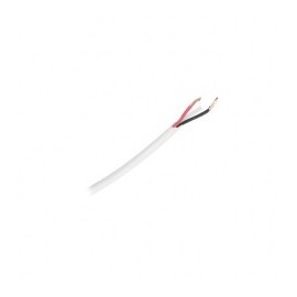 1 Metro de Cable  2x18 AWG  Uso INTERIOR Tipo CM-CL2  Color Blanco / Para Aplicaciones en Alarmas de Intrusión