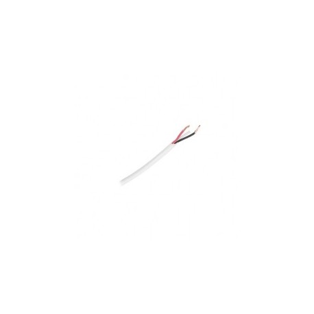 1 Metro de Cable  2x18 AWG  Uso INTERIOR Tipo CM-CL2  Color Blanco / Para Aplicaciones en Alarmas de Intrusión