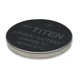 Batería de litio CR2032 de 3 V @ 200 mAh ( Batería no recargable ) Pila para Litio Cpu Relojes