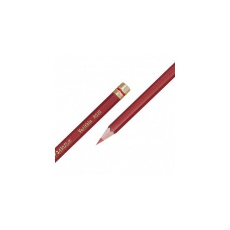 Hexagonal Red Pencil Pencil to mark softer and more intense checker