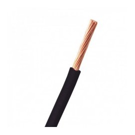 (Cable de Venta por Metro) Cable ARGOS Negro Calibre 12 Cable no. 12 Cable 12 AWG 1 Polo Negro ARGOS